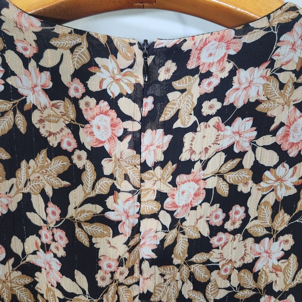 Nasty Gal Black and Pink Floral Mini Dress - Picture 10 of 16
